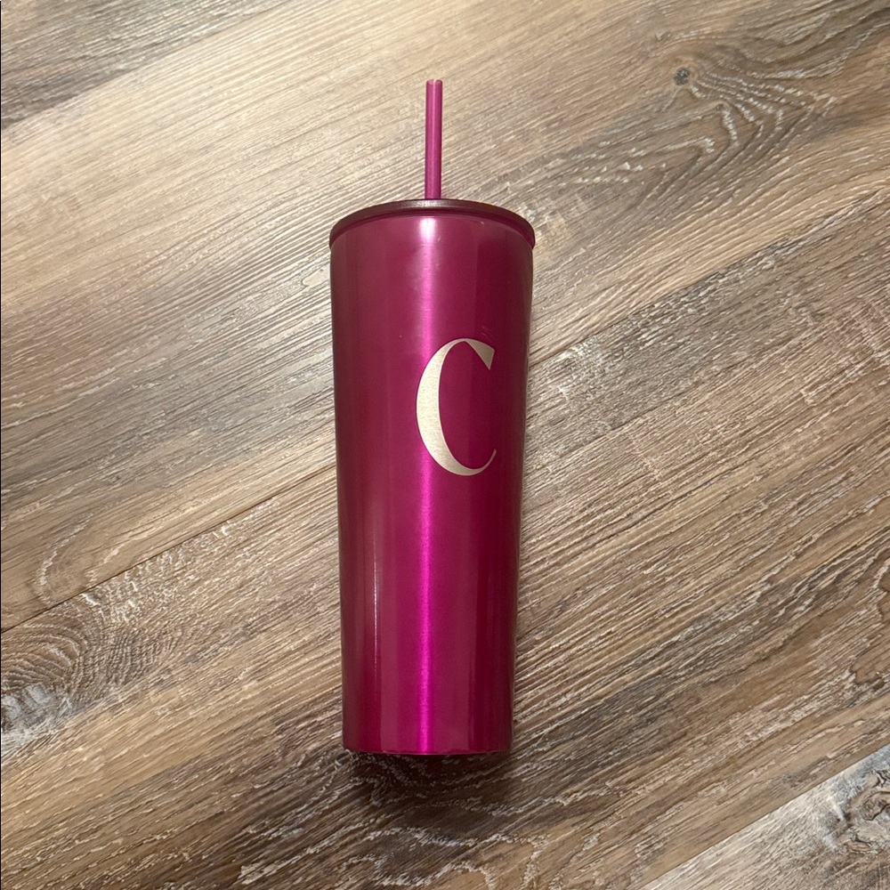 Expressions Magenta Monogram Tumbler C